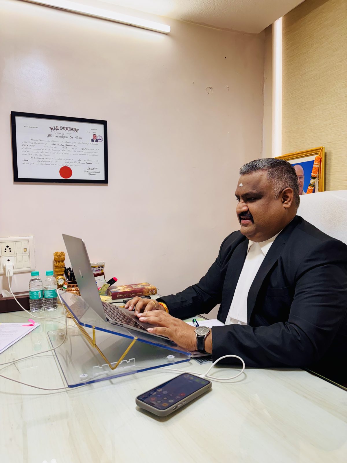 Mr. Sunilraja Nadar working